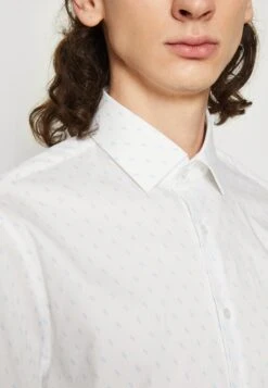 Stretch Fluid Print Slim Shirt - Formal Shirt - Airy Blue -Stock X 7239763b26c24c819759480ec8ffaff3