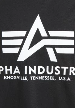 Alpha Industries Basic V Neck - Print T-Shirt - Black -Stock X 72b09089cda14fb19eebba3eb1c063f3