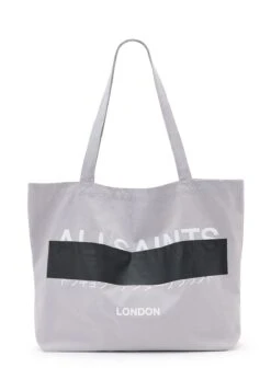 AllSaints REDACT TOTE BAG - Tote Bag - Machine Grey
