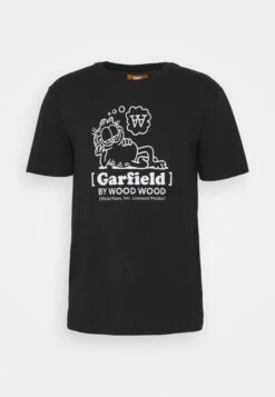 Wood Wood X Garfield Ace Chill - Print T-Shirt - Black -Stock X 732eadcf6c74420eb4b1b5f14e3a759c