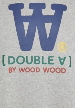 Wood Wood Tye Typo - Sweatshirt - Grey Melange -Stock X 734df432663e4120bd56d32b62d66978