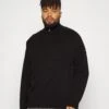 Calvin Klein Mix Media Quarter Zip Sweater - Jumper - Black -Stock X 735cb5270cfb44769230dae2fe0a6e2f