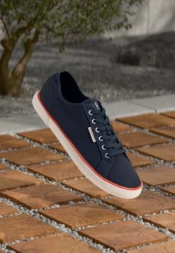 Calvin Klein Jeans ESS - Trainers - Navy/bright White/tigerlily