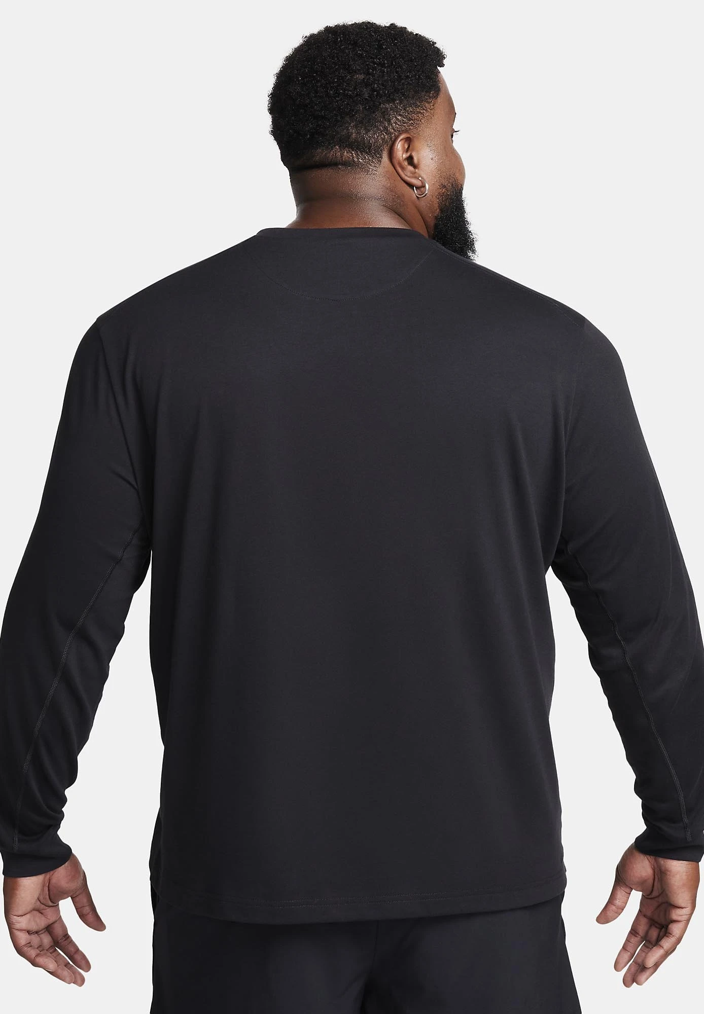 Nike Performance PRIMARY TOP - Long Sleeved Top - Black Black 5 Nike Performance PRIMARY TOP - Long Sleeved Top - Black Black - Image 3