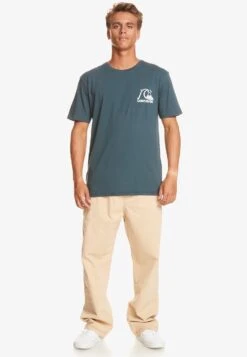 Quiksilver Theoriginal Kvj0 - Print T-Shirt - Blue -Stock X 748a6bab0e334b7c90121883a670a53f