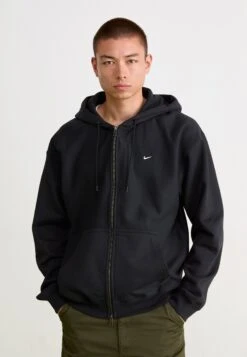 Nike Sportswear SOLO HOODIE - Zip-up Sweatshirt - Black