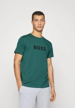 Boss Pyjama Top - Open Green