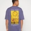 Jack & Jones Jordestiny Ss Crew Neck- Print T-Shirt - Twilight Purple