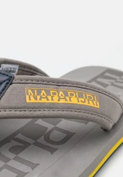 Napapijri Elm - T-Bar Sandals - Block Grey -Stock X 769207a71ac1438ca48049c0adf3352f