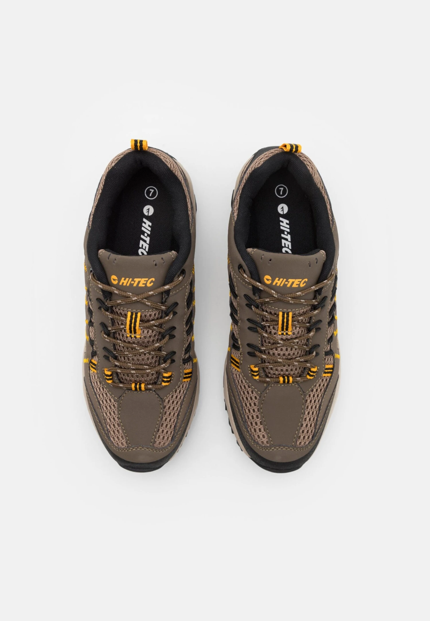 Hi-Tec Jaguar - Hiking Shoes - Dark Taupe/Light Taupe/Mustard 6 Hi-Tec Jaguar - Hiking Shoes - Dark Taupe/Light Taupe/Mustard - Image 4