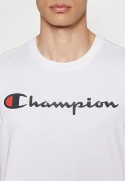 Champion Classic Logo T-Shirt - Print T-Shirt - White -Stock X 76a9f4f0263b41d3a8810dc922301cae