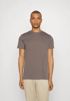AllSaints Tonic Crew - Basic T-Shirt - Fig Grey