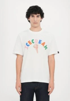 CONE - Print T-shirt - White
