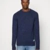 Jack & Jones Jorwoodland Crew Neck - Jumper - Navy Blazer -Stock X 77730ddfa17542d4bec97c3b3c176c96