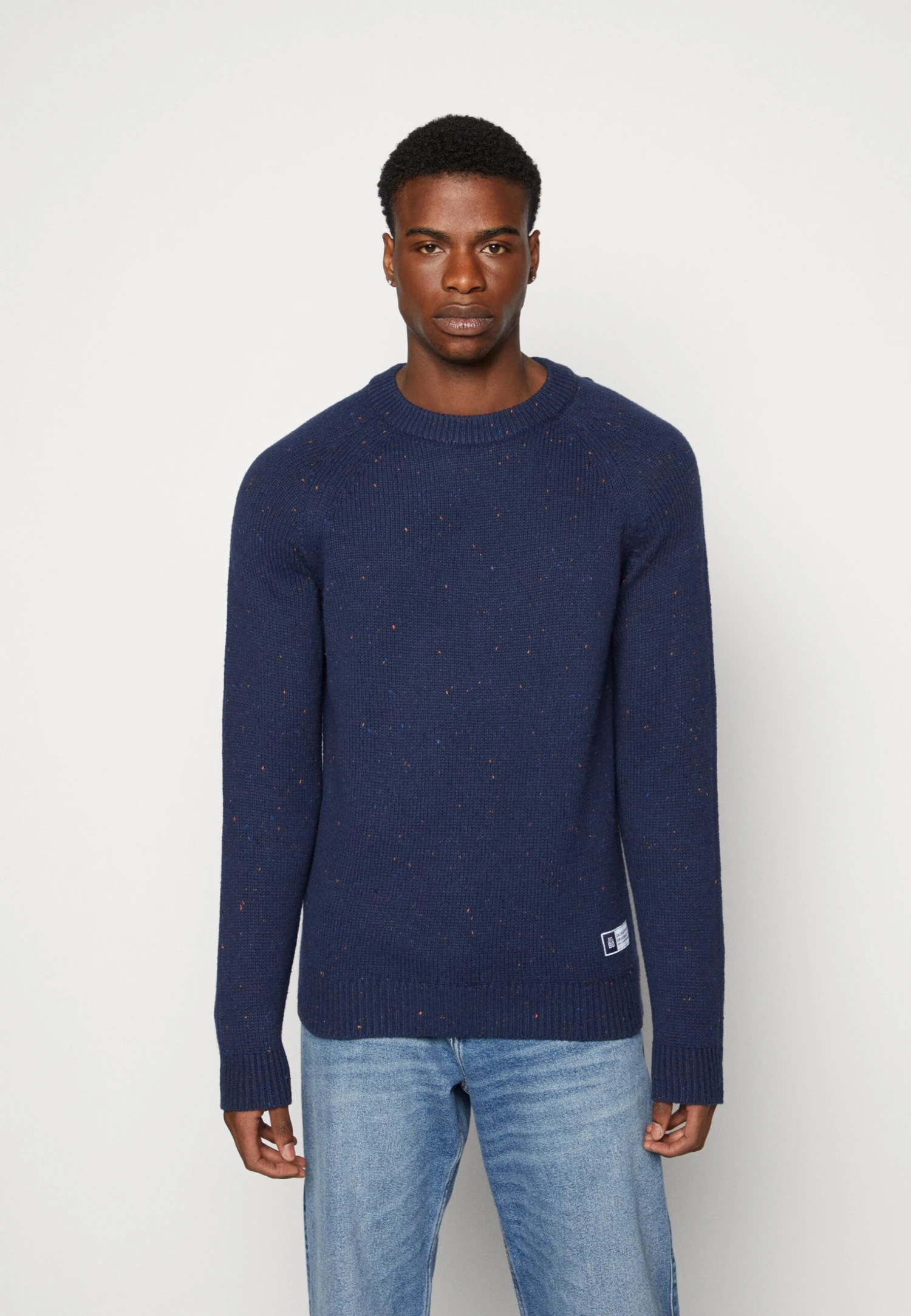 Jack & Jones Jorwoodland Crew Neck - Jumper - Navy Blazer 3 Jack & Jones Jorwoodland Crew Neck - Jumper - Navy Blazer