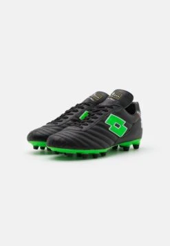 Lotto Stadio Og Ii Fg - Moulded Stud Football Boots - All Black/Spring Green -Stock X 77d5085c98be4b2d914be22d3426cf28