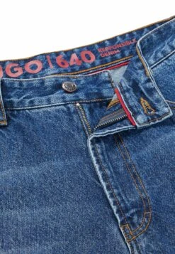 Hugo Straight Leg Jeans - Dark Blue Ten -Stock X 7829356ec88d4f289ff448ff8788baf5