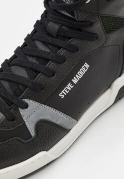 Steve Madden Kobe - High-Top Trainers - Black/Lime -Stock X 7841ec2ed8d842fd9023c1a84880634e