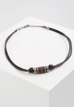 Fossil Necklace - Dunkelbraun