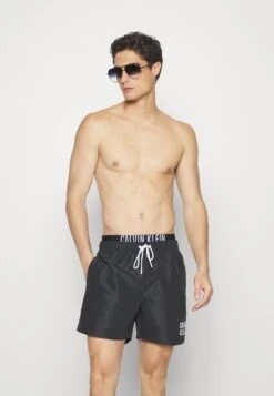 Medium Double - Swimming Shorts - Black