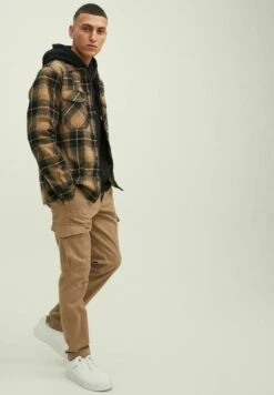 Jack & Jones Cargo Trousers - Sepia Tint -Stock X 79ceef2db4f640da8d80350f410e51a1