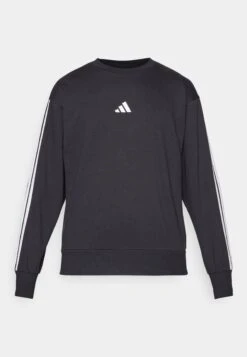 Adidas Sportswear ESSENTIALS 3-STRIPES - Sweatshirt - Medium Grey Heather Black 15 Adidas Sportswear ESSENTIALS 3-STRIPES - Sweatshirt - Medium Grey Heather Black -Stock X 79f2485fc7ec48468d099e8d78a50207