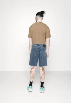 Marc O'Polo DENIM Pocket Fit Regular Waist Low Crotch Button Fly - Denim Shorts - Multi-Coloured/Mid Blue Authentic -Stock X 7a1ec53824a24b35a054c14fde7a1485