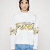 Print Logo Couture - Sweatshirt - White/Gold