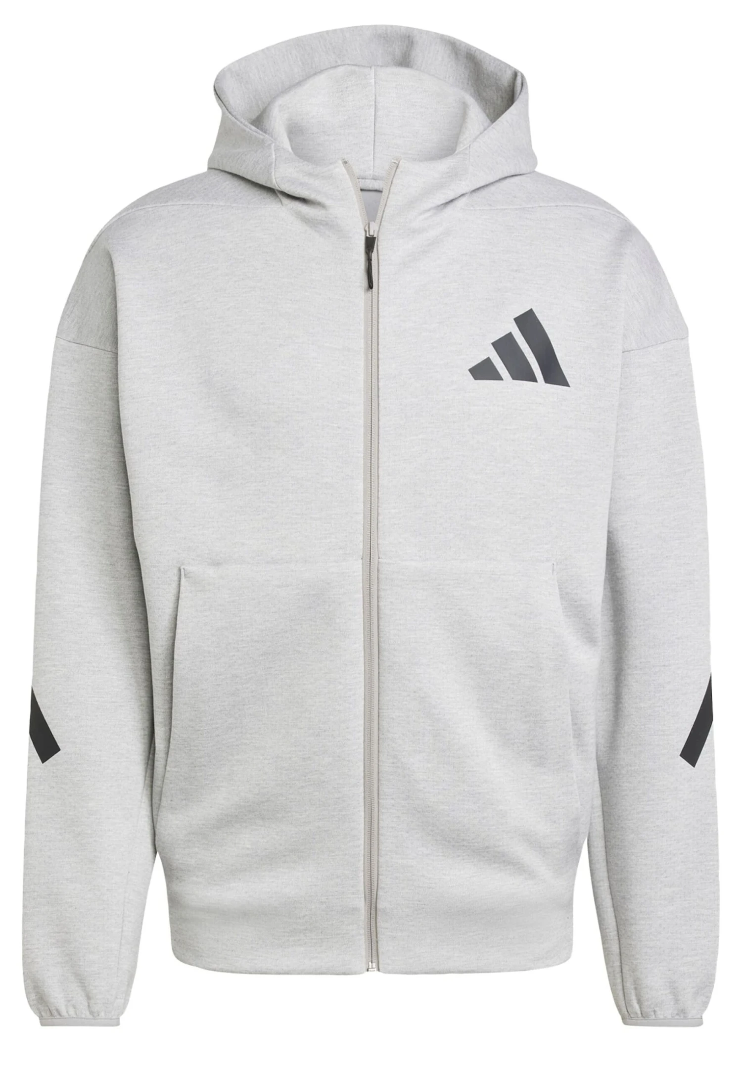 Adidas Sportswear Z.N.E. - Zip-up Sweatshirt - Medium Grey Heather 9 Adidas Sportswear Z.N.E. - Zip-up Sweatshirt - Medium Grey Heather - Image 7