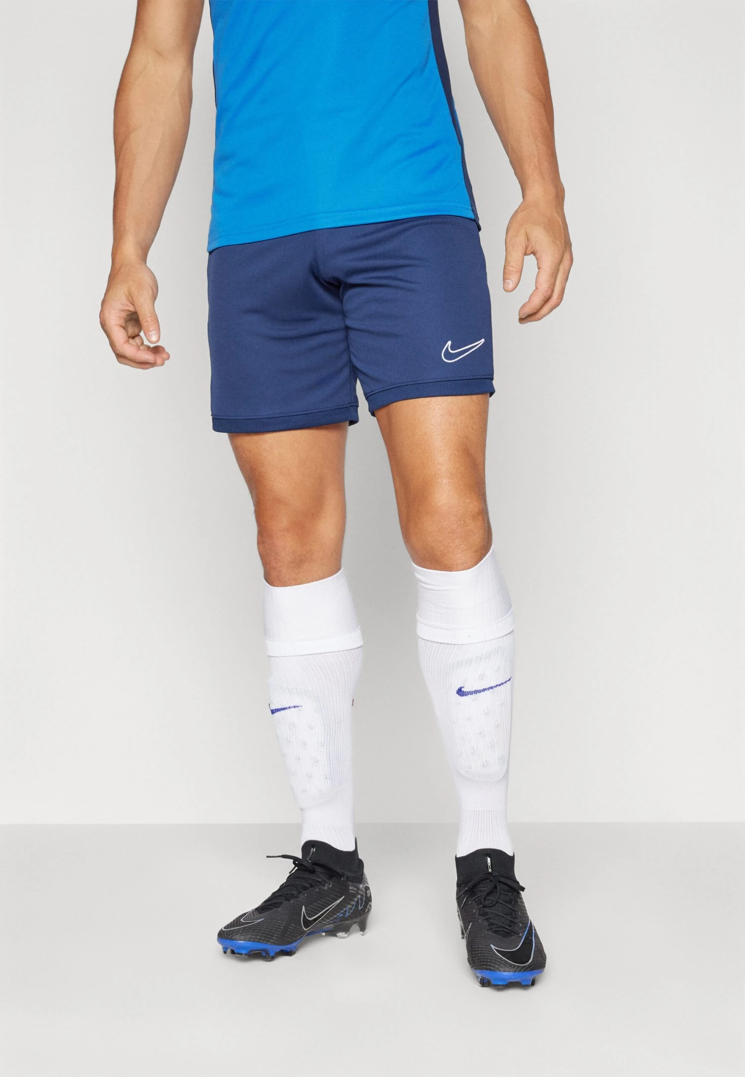 Nike Performance ACADEMY SHORT - Sports Shorts - Midnight Navy/white 3 Nike Performance ACADEMY SHORT - Sports Shorts - Midnight Navy/white