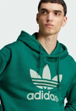 Adidas Originals TREFOIL - Hoodie - Collegiate Green -Stock X 7c5d6571a293450090c566028d66c443
