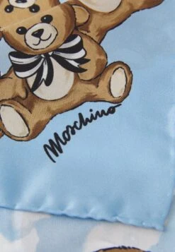 MOSCHINO SUMMER SCARF 50X50 UNISEX - Foulard - Light Blue -Stock X 7cb67bc4a98a4f30993c943f97740a5c