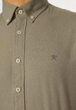 Hackett London Garment Dyed Oxford - Shirt - Olive -Stock X 7cca0832bcf04a5da1c0f67392a0f806