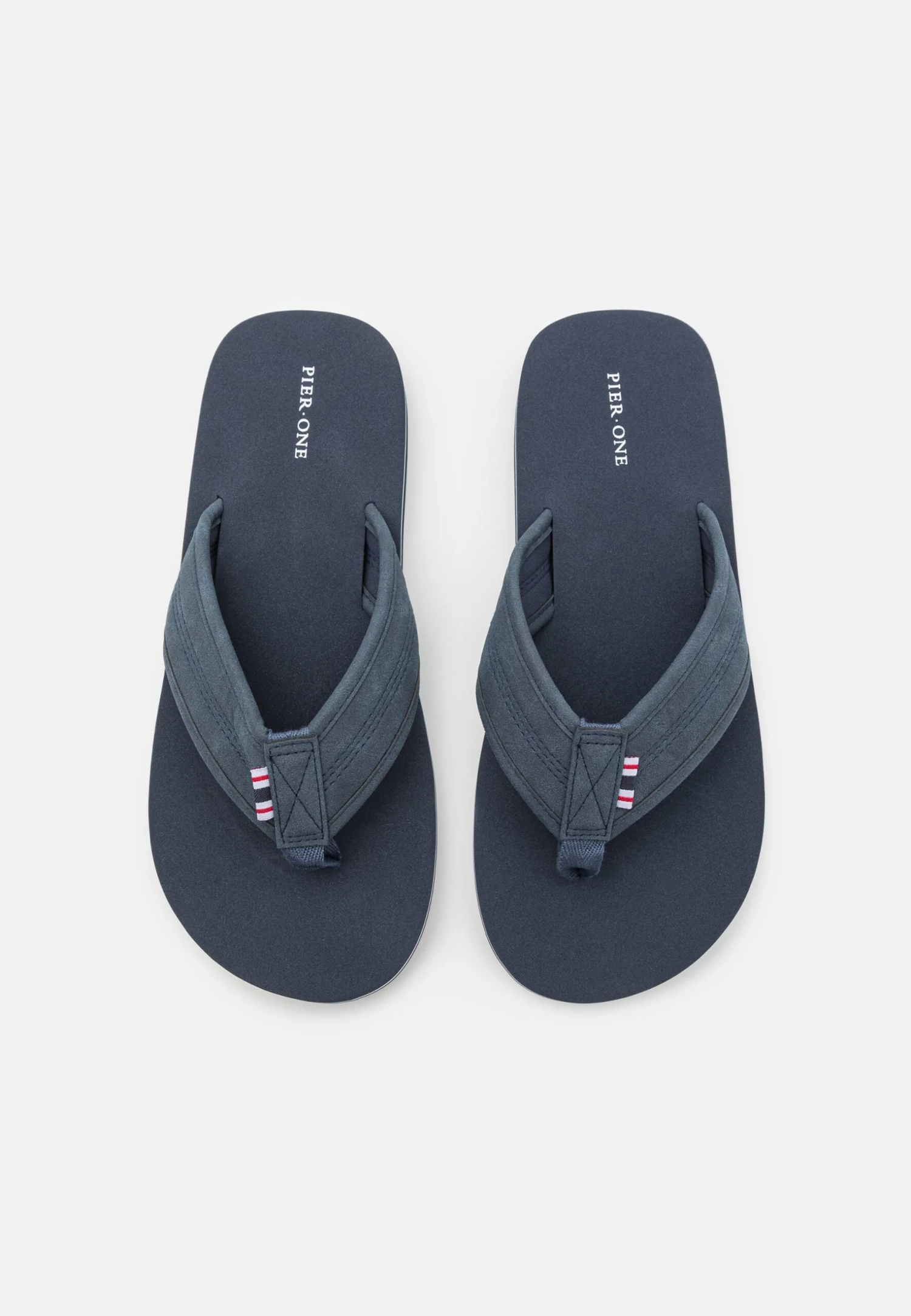 Pier One T-Bar Sandals - Dark Blue 6 Pier One T-Bar Sandals - Dark Blue - Image 4