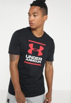 Under Armour Gl Foundation Ss - Sports T-Shirt - Black/White/Red