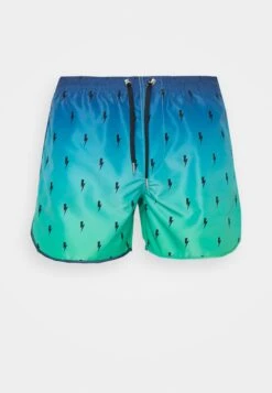 Neil Barrett Slim Gradient Microbolt Swim- Swimming Shorts - Blue -Stock X 7db94815e79b421e93d73a15bd140c9b