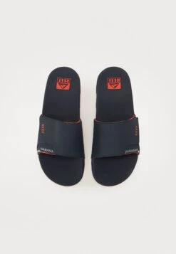 Reef FANNING - Slippers - Navy/orange/white -Stock X 7dd028405f7842a4ad06555ff499780c