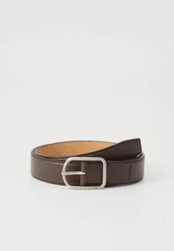 Calvin Klein CLASSIC ROUND - Belt - Ck Dark Brown
