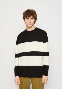 Only & Sons Onscoby Block Crew - Jumper - Black