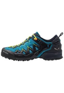 SALEWA Ms Wildfire Edge - Climbing Shoes - Premium Navy/Fluo Yellow