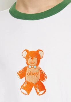 Obey Clothing Ted Ringer Tee Unisex - Print T-Shirt - White Multi 13 Obey Clothing Ted Ringer Tee Unisex - Print T-Shirt - White Multi -Stock X 7f8f972af2134f568e04479a05ed8695
