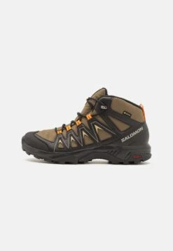 Salomon X Braze Mid Gtx - Hiking Shoes - Olive Night/Black/Gray Green
