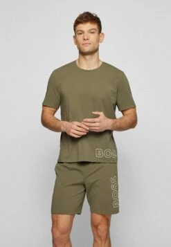 Boss Identity Rn - Pyjama Top - Open Green