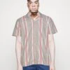 Lindbergh Striped - Shirt - Army