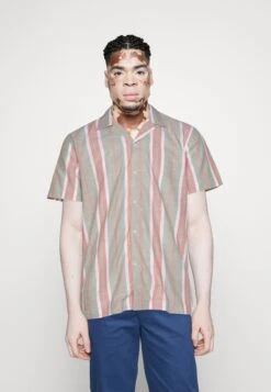 Lindbergh Striped - Shirt - Army