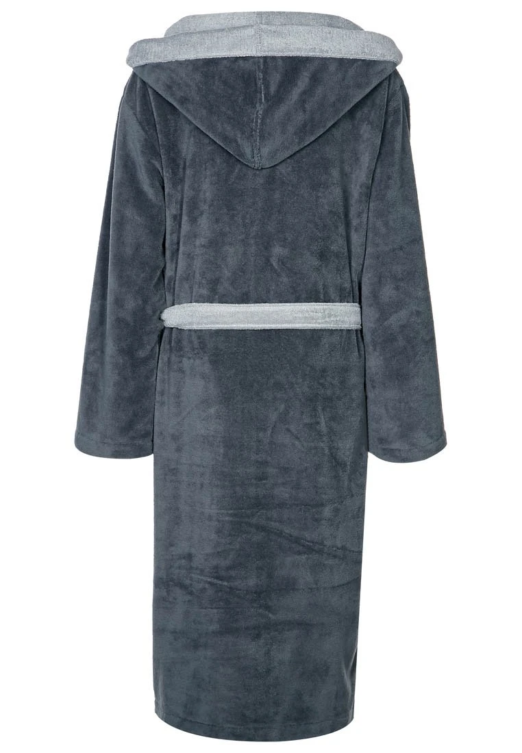 Vossen Poppy Unisex - Dressing Gown - Dark Grey 4 Vossen Poppy Unisex - Dressing Gown - Dark Grey - Image 2
