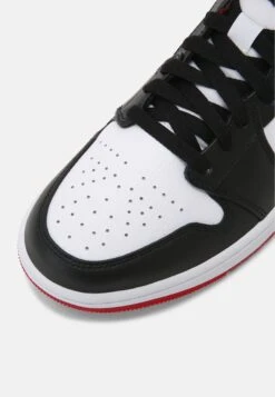 Air Jordan 1 Mid - High-Top Trainers - White/Gym Red/Black -Stock X 815d9fc5fbb0405a83b46406ab05d240