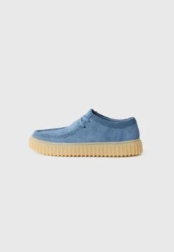 Clarks TORHILL LO - Casual Lace-ups - Blue