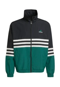 Adidas Originals ARCH TT - Summer Jacket - Black Collegiate Green -Stock X 817d78896d6143f1ad1af263c29c7336