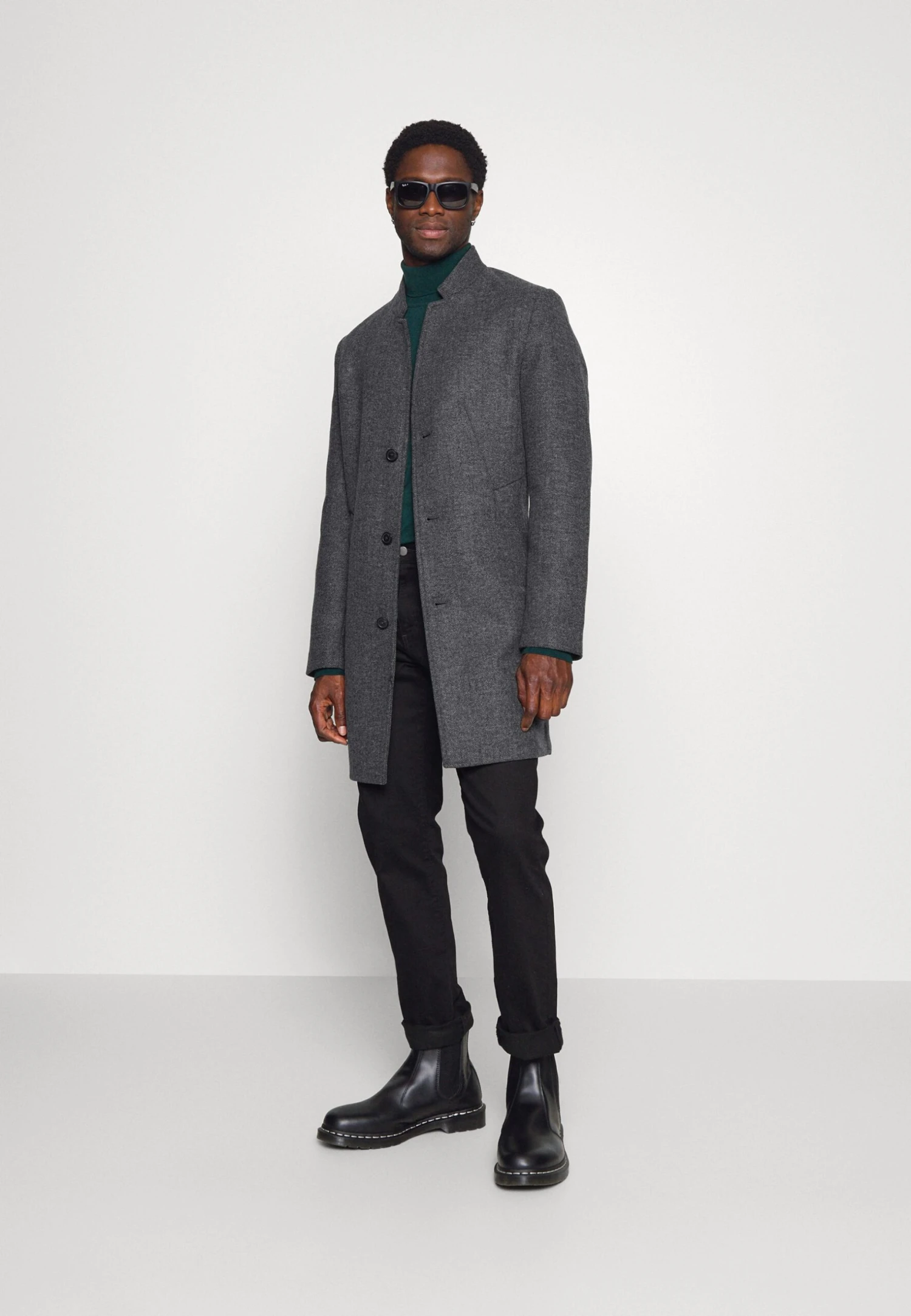 TOM TAILOR Denim Classic Coat - Dark Grey 4 TOM TAILOR Denim Classic Coat - Dark Grey - Image 2